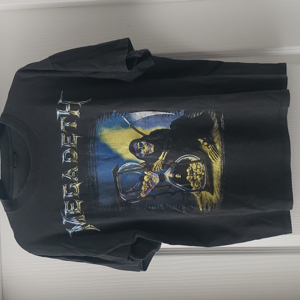 Vintage 1993 Megadeth Countdown to Extinction tshirt